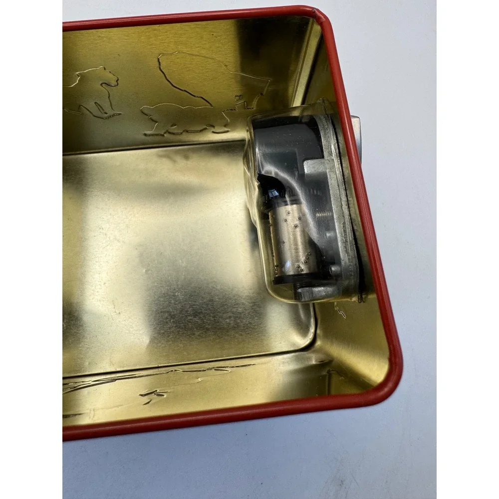 Disney‎ The Lion King Metal Tin box Simba Mufasa Scar Collectible music box